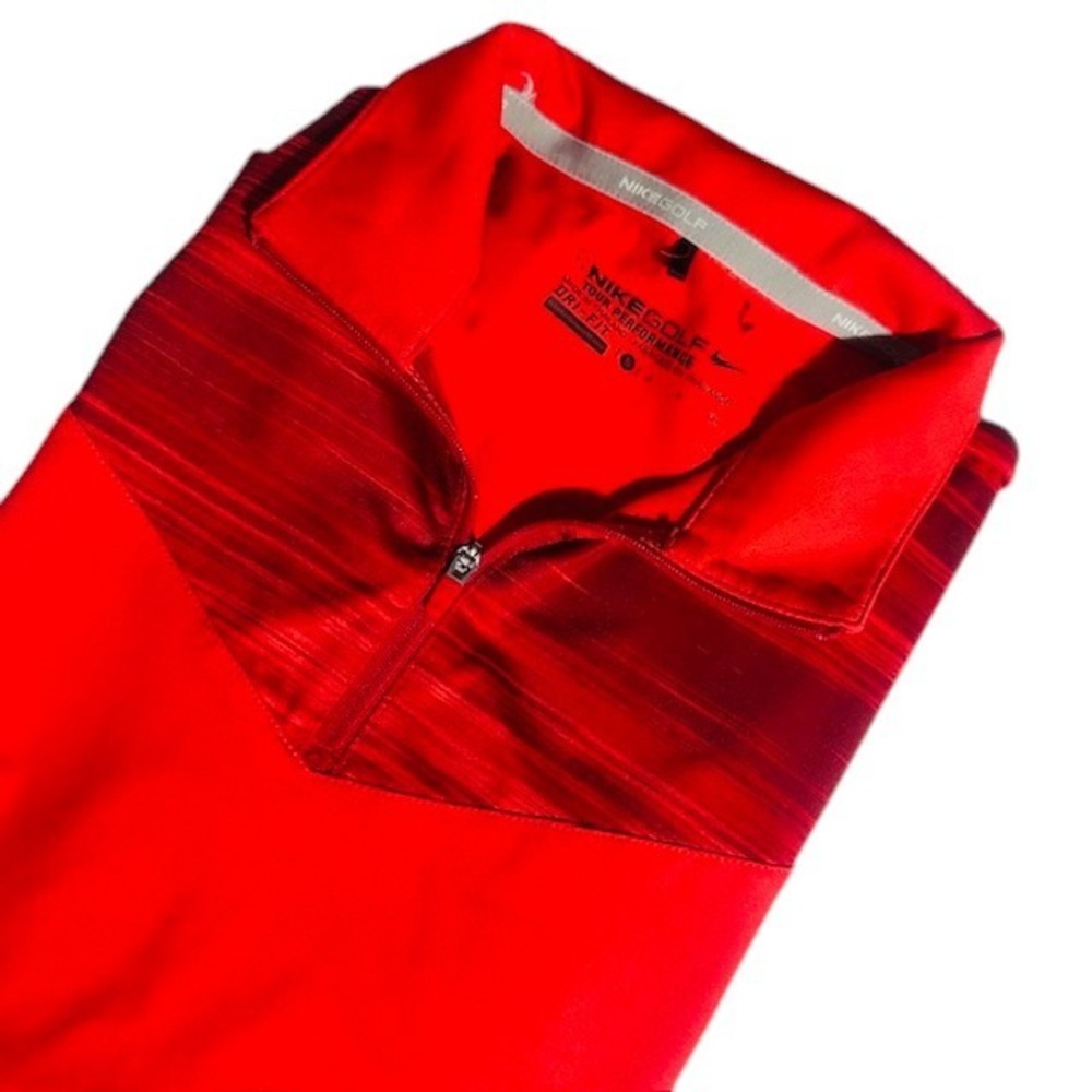 Nike Dri-FIT Half Zip Pullover Running‎ Training Top Red Size S